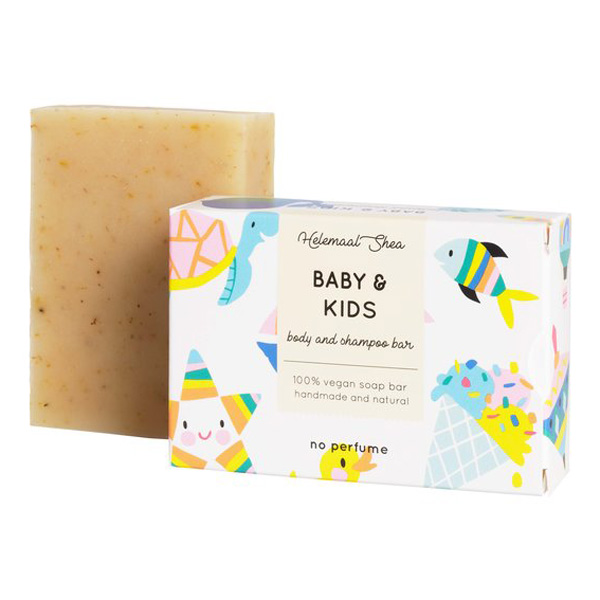 Helemaal Shea Blokzeep Body & Haar