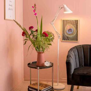 vloerlamp Fit in wit