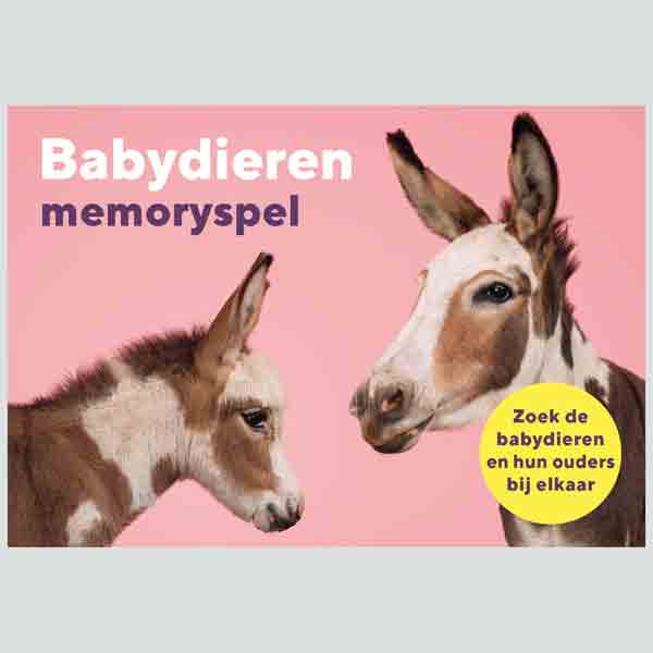 memoriespel babydieren en hun ouders