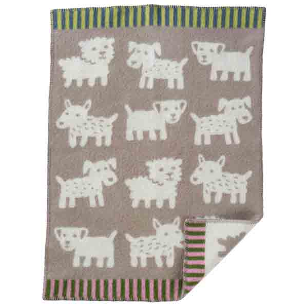 Klippan Eco-Wol Babydeken Voff 100 % Eco Lamswol 65 x 90 cm