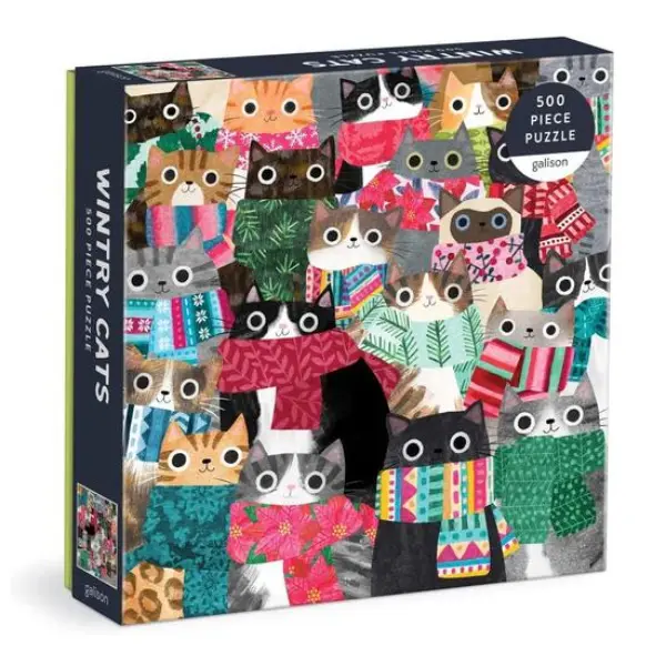 Winter Katten Puzzel 500 stuks