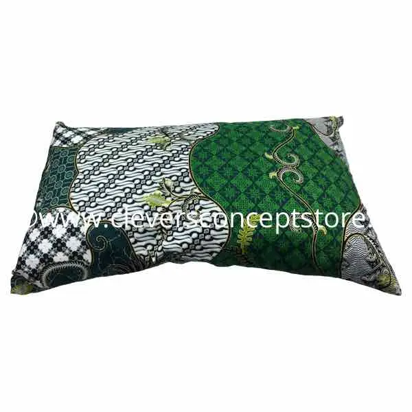 Huisgemaakt Kussen Java Mixed Prints Green - Afbeelding 2